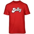 thumbnail image 1 of Teelocity Jolly Graphic T-Shirt (3XL - Standard Fit, Red), 1 of 4