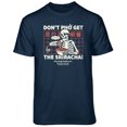 thumbnail image 1 of Teelocity Men's Sriracha "Don't Pho Get the Sriracha" Skeleton Hot Sauce Noodle Bowl Navy Relaxed Fit Short Sleeve Graphic T-Shirt, 1 of 3