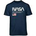 thumbnail image 1 of Teelocity NASA Classic Logo Graphic T-Shirt (X-Large, Navy), 1 of 4