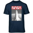 thumbnail image 1 of Teelocity NASA Shuttle Graphic T-Shirt (Large, Navy), 1 of 4