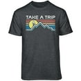 thumbnail image 1 of Teelocity NASA Take A Trip Graphic T-Shirt (3X-Large, Charcoal Heather), 1 of 4