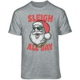 thumbnail image 1 of Teelocity Sleigh All Day Graphic T-Shirt (Large - Standard Fit, Athletic Heather), 1 of 4