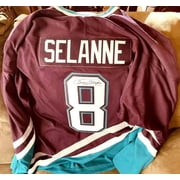 Teemu Selanne autographed Anaheim Ducks 1990s CCM jersey JSA