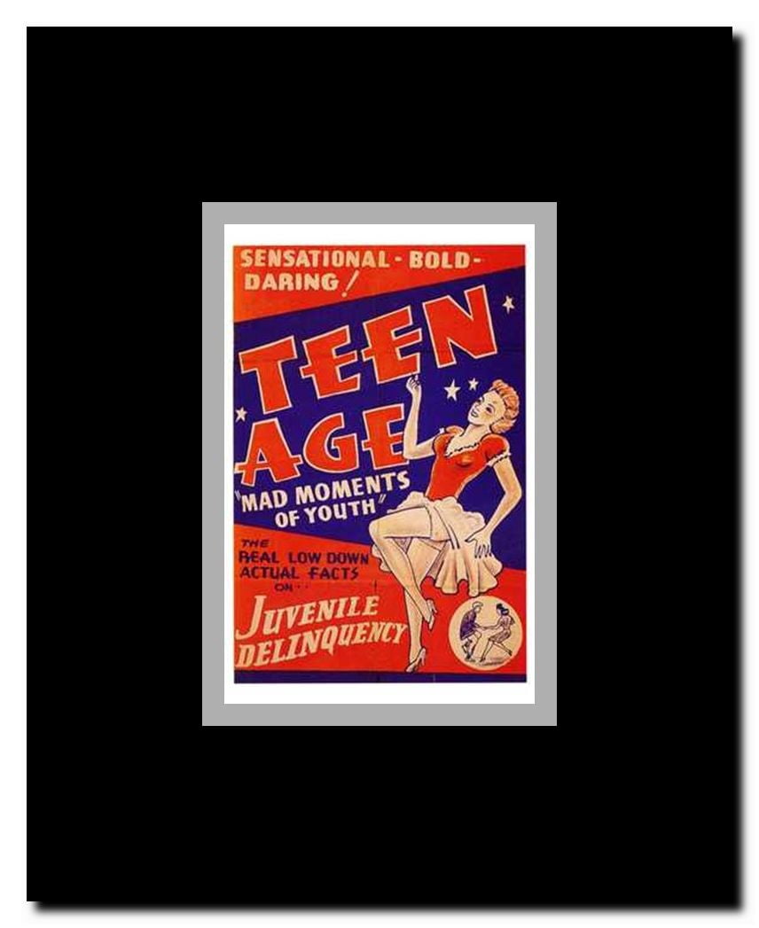 Teen Age Framed Movie Poster