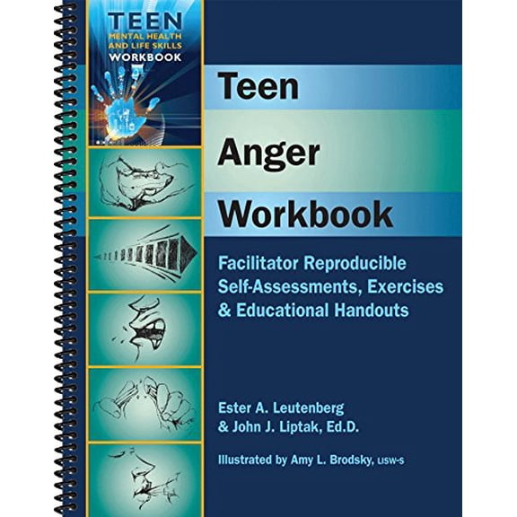 Pre-Owned Teen Anger Workbook: Facilitator Reproducible Self-Assessments, Exercises & Educational Handouts (Teen Mental Health & Life Skills Workbook) Paperback