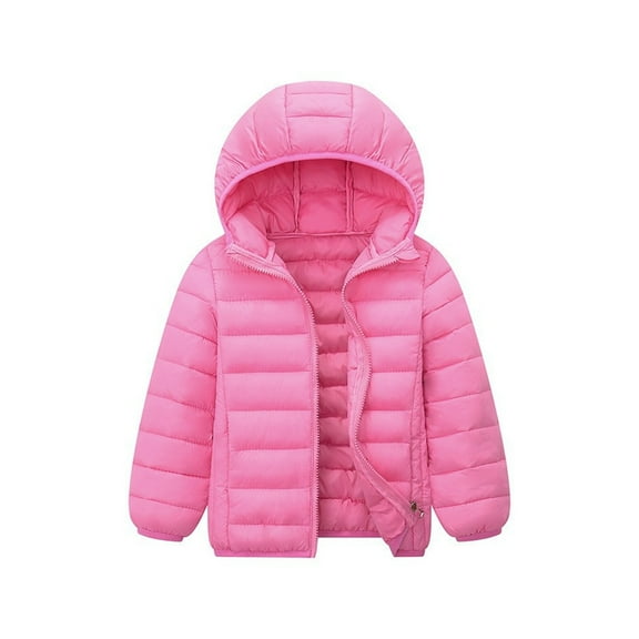 Teen Baby Girls Winter Coat,Teen Puffer Coat Hooded Jackets with Pockets Windproof Down Jacket for Teen Baby Girls Child Puffer Jacket Baby Clothes