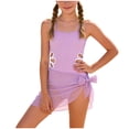 thumbnail image 1 of Teen Bathing Suits Girl Junior Girls Swimsuit One Piece Bathing Suit for Girls Tiered Ruffled Adjustable Straps Padded Bikini Swimwear 9-16y, 1 of 7