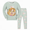 thumbnail image 1 of Teen Boy Clothes Infant Girl Autumn Winter Animal Long Sleeve Elastic Waist 1T 2T 3T Sleepwear Pajamas 2PCS, 1 of 4