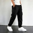 thumbnail image 1 of Teen Boy Gifts 15-16 Boy's Cargo Sweatpants Back to School Clothes Uniform Cargo Pants, 1 of 6
