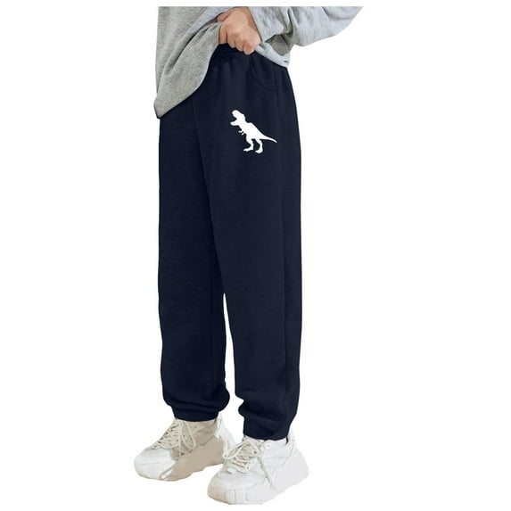 Teen Boy Gifts Boys Size 6 Clothes Boys Fleece Athletic Sweatpants Kids Active Jogger Pants Running Jogging Pants with Pockets Navy 18-24 Months
