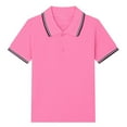 thumbnail image 1 of Teen Boys Polo Shirt Boys Polo Shirt Boy Short Sleeve Shirt Fashion Shirts 12-13 Years, 1 of 2