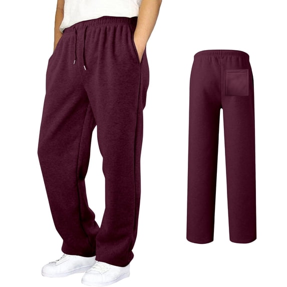 Boy Sweatpants High Waist Loose Straight Leg Athletic Pants with Pockets Sweatpants for Girls 15-16 Years