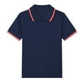 thumbnail image 1 of Teen Boy Tshirt Boys Polo Shirt Short Sleeve Polo Rugby Button Down Shirt 12-13 Years, 1 of 2