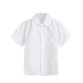 thumbnail image 1 of Teen Boys' Button Down Shirts Boys Formal Shirt White Button Down Shirt Girls Kids Uniform Shirts 13-14 YearsFormal Outfits, 1 of 5