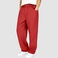 thumbnail image 1 of Teen Boys Cargo Pants Stretch Elastic Waist Baggy Cargo Pants With Pocket Classic Fit Teens Active Workout Joggers Boys Pants Size 15-16 years, 1 of 7