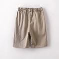 thumbnail image 1 of Teen Boys' Elastic Beige Playing Girls Uniform Pants Summer Dress 17-18 Years, 1 of 7