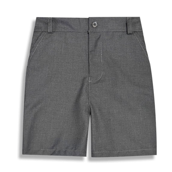 Teen Boys' Elastic Grey Quick Dry School Uniform for Kids Summer Clothes 13-14 Years