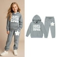 thumbnail image 1 of Teen Boys Girls Active Sweatsuit,2PC Long Sleeve Grey Basic Hoodie and Jogger Pants Fall Clothes Boys Girls Athletic Clothes Sets 12-13 Years, 1 of 7