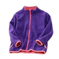 thumbnail image 1 of Teen Boys Girls Long Sleeve Zipper Sweatshirt Winter Solid Fleece Jacket Thicken Warm Outwear 4t 12t Sport Coat, 1 of 4