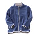 thumbnail image 1 of Teen Boys Girls Long Sleeve Zipper Sweatshirt Winter Solid Fleece Jacket Thicken Warm Outwear 4t 12t Sport Coat, 1 of 4