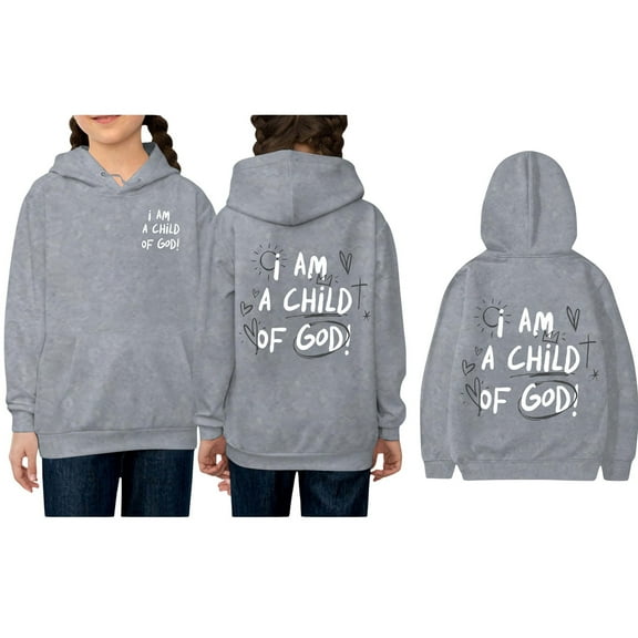 Teen Boys Hoodies Christian Sweatshirt Long Sleeve Graphic Sweatshirt Comfy Loose Pullover Top Preppy Clothes Little Boy Clothes 160 Cute Boy Girl Clothing