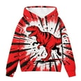 thumbnail image 1 of Teen Boys Hoodies Dinosaur Print Hoodies Casual Long Sleeve Classic Hoodie Size 11-12 Years Boys Clothes Back to School Clothes, 1 of 5