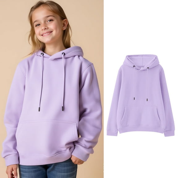 Teen Boys Hoodies Purple Hoodies Casual Long Sleeve Hooded Sweatshirt Top Winter Clothes Teen Boy Clothes 10-12 Years Kids Clothes