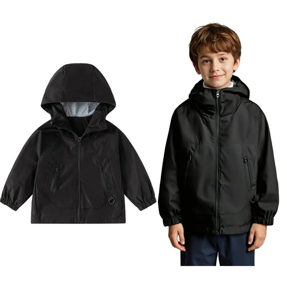 Teen Boys Jacket Boys Windbreaker Jacket Zip Up Sweatshirt Boys Lightweight Jacket Fall Coat Boys Hoodies Size 12-13 Years