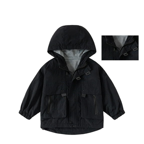 Teen Boys Jacket Girls Windbreaker Jacket Zip Hoodie Lightweight Jacket Fall Jacket Boys Sweatshirts Size 10-11 Years