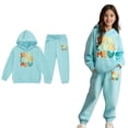 thumbnail image 1 of Teen Boys Jesus Loves You Sweatshirt Letter Print Hoodies Long Sleeves Comfy Oversize Pullover Jogging Pants 2 Pcs Fall Winter Clothes Cute Sweatshirt 10-11 Years, 1 of 4
