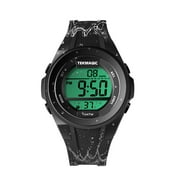 Teen Boys Kids Sports Watch 10 ATM Waterproof Swimming Diving Watch 100m Underwater with Stopwatch, Chronograph, Alarm, Dual Time Zone, Calendar, 12/24 Hours Format