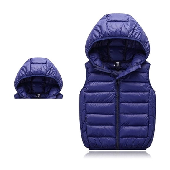 Teen Boys Puffer Vest Hooded Lightweight Sleeveless Girls' Outerwear Jackets & Coats Winter Clothes Girls Size 10-12 Years Clothes