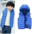 thumbnail image 1 of Teen Boys Puffer Vest Hooded Sleeveless Lightweight Girls' Outerwear Jackets & Coats Winter Vest Size 12-15 Years Girls Clothes, 1 of 4