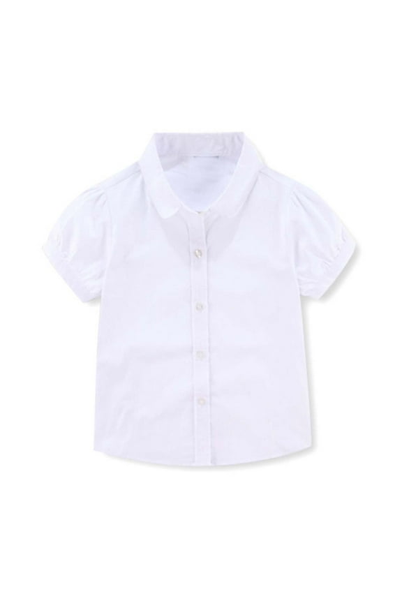 Teen Boys Shirts White Short Sleeve Button down Shirt Boys Boys Uniform Shirts Collared Shirt 10-11 Years Boy Clothes