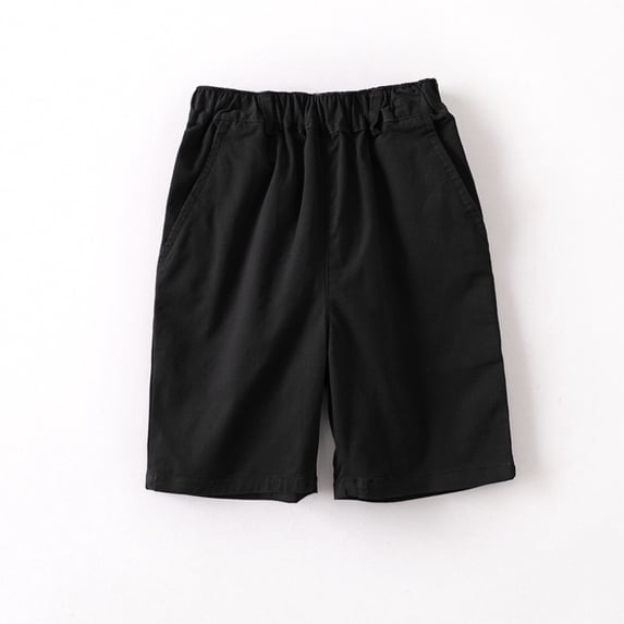 Boys Fashion Black Playing Uniform Pants for Girls Essentials Shorts 17-18 Years