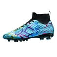 thumbnail image 1 of Teen Boys Sneakers Cleats Firm Ground Football Shoes With Bladed Studs Enhanced Traction Control In Matches Training Sessions, 1 of 6