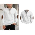 thumbnail image 1 of Teen Boys Sweatshirt Long Sleeve Color Block Sweatshirt with Zipper Pullover Sweatshirt Boys Sweatshirts Size 10-11 Years, 1 of 4