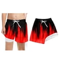 thumbnail image 1 of Boys' Swim Trunks with Compression Liner Casual Swim Shorts Quick Dry Bathing Suit Boys Shorts Size 14-16 Years, 1 of 3