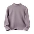 thumbnail image 1 of Teen Boys Thermal Shirt Purple Long Sleeve Shirts Kids Turtleneck Basic Tops Boys Fall Shirt Boys 9-10 Years Shirts, 1 of 4