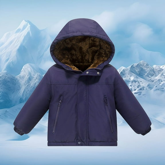 Teen Boys Winter Coat,Kids Puffer Jacket With Pocket Zip up Hooded Coat Windproof Warm Winter Down Coat Girls Winter Clothes Size 11-12 Years