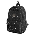thumbnail image 1 of Teen Casual Polyester Star Print Backpack, Fashion Large Everyday Daypack, Coquette Bookbag for Campus Weekend Commute, 1 of 8