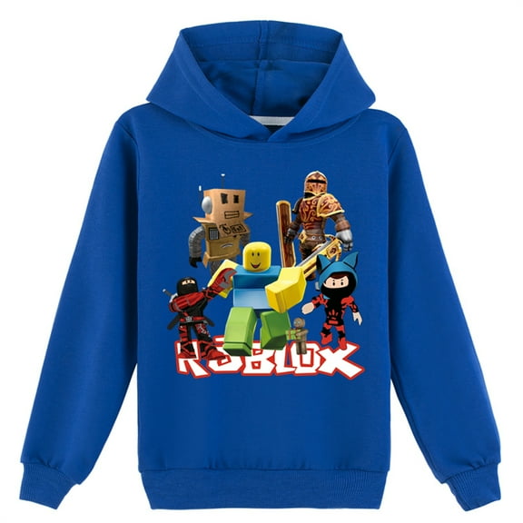 Teen Casual Sweatshirts Roblox Pullover Hooded Lightweight Baggy Hoodies(8-16Y)