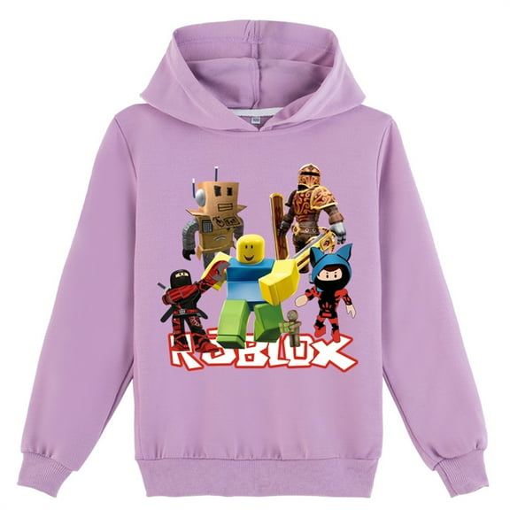 Teen Casual Sweatshirts Roblox Pullover Hooded Lightweight Baggy Hoodies(8-16Y)