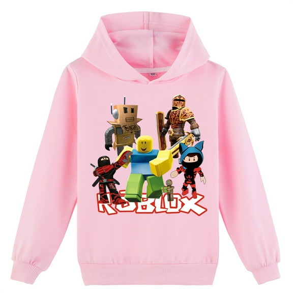 Teen Casual Sweatshirts Roblox Pullover Hooded Lightweight Baggy Hoodies(8-16Y)