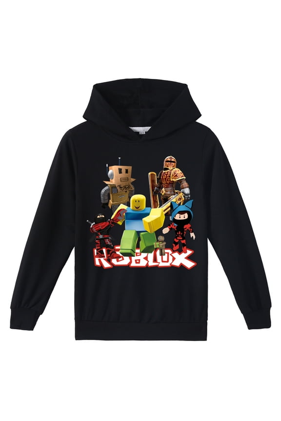 Teen Casual Sweatshirts Roblox Pullover Hooded Lightweight Baggy Hoodies(8-16Y)