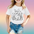 thumbnail image 1 of Teen Coloring Easter Outfit Boys T Shirts Short Sleeve Summer Crewneck Tops Basic Tees Boys Tops Size 12-13 Years, 1 of 4