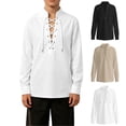 thumbnail image 1 of Teen Costume for Kids Long Sleeve Boys Medieval Shirt Medieval Costume Kids Boy Dress up Clothes for Play Boys Halloween Costume 11-12 Years, 1 of 9