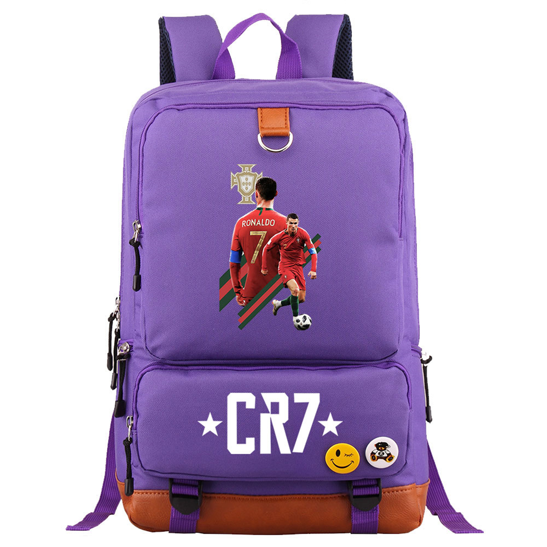 Gothic Pink Skull Backpack - Large Capacity Laptop Schoolbag With Reflective Tape For Teens & Adults