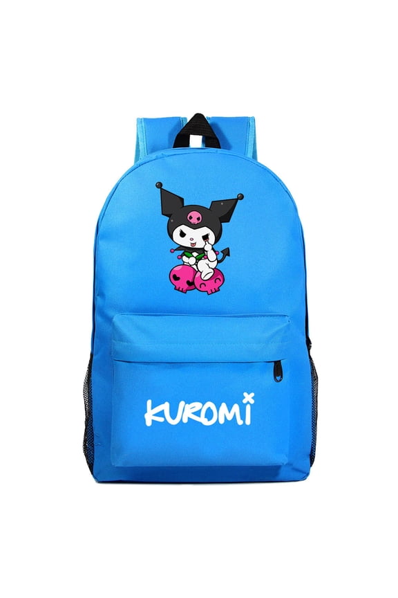 Teen Cute Anime Kuro_mi Backpack-Lightweight Travel Rucksack Student Waterproof Canvas Bookbag for School