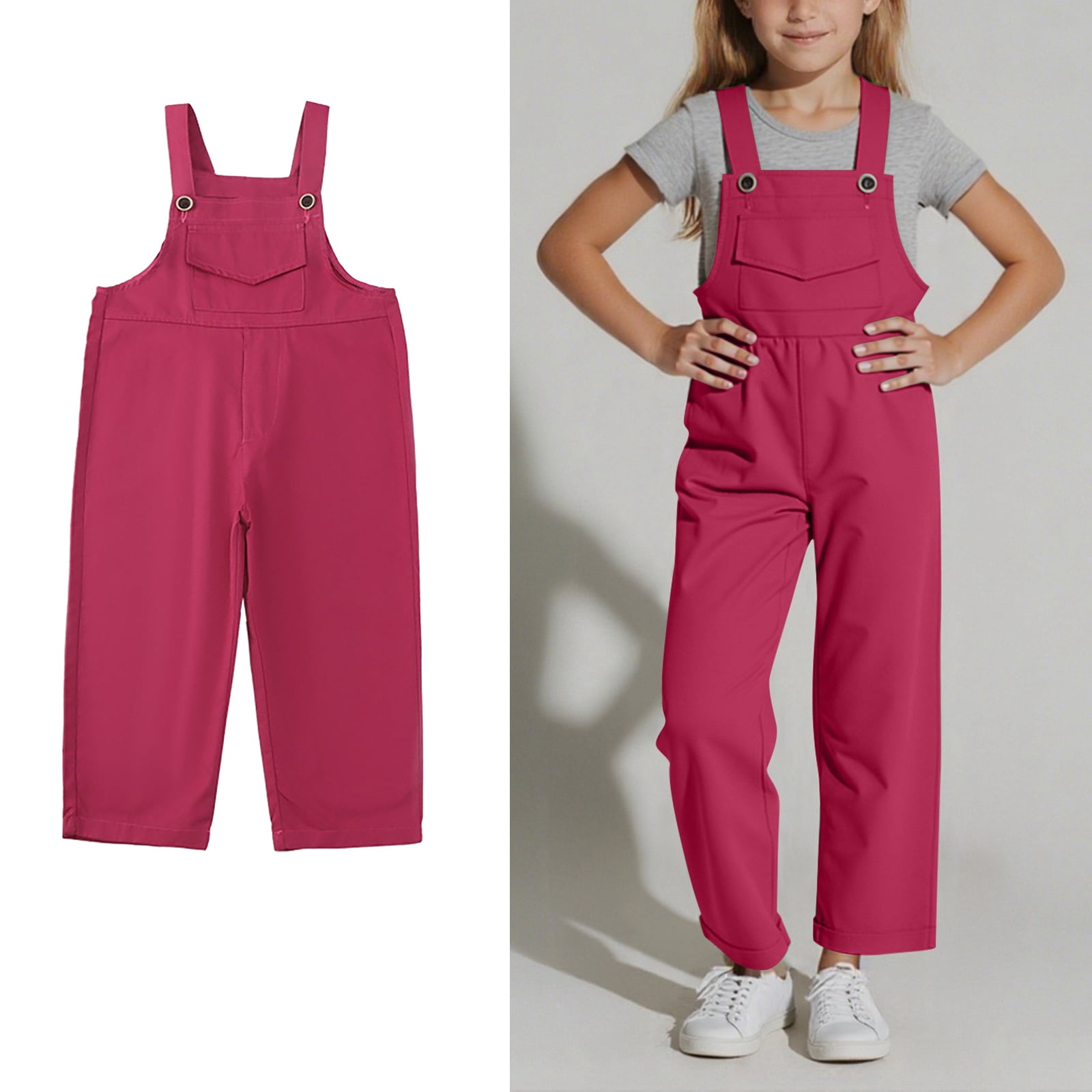 Toddler Girls Jumpsuit Girls Overalls Kids Casual Sleeveless Girls